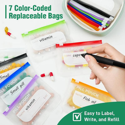 14 in 1 Pill Pouch Organizer