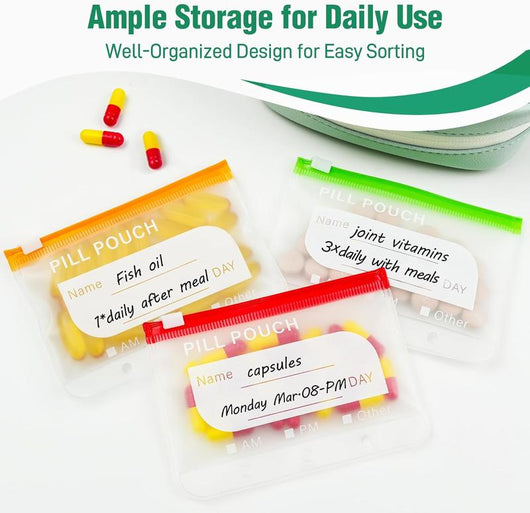 14 in 1 Pill Pouch Organizer
