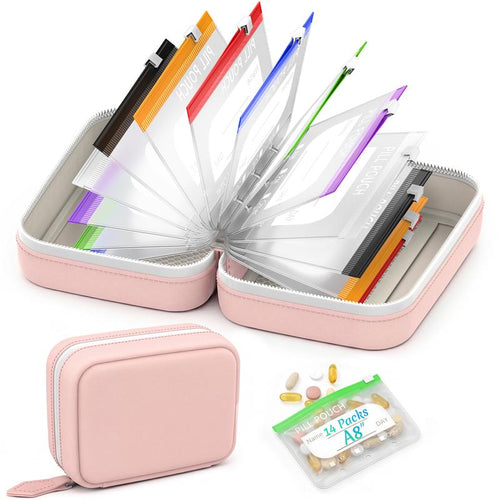 14 in 1 Pill Pouch Organizer
